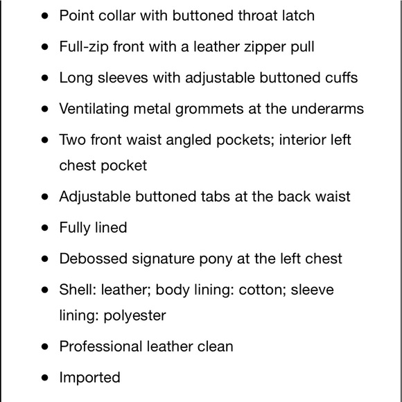 Ralph Lauren Polo men’s jacket size XL NWT - Picture 5 of 16